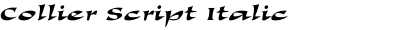 Collier Script Italic